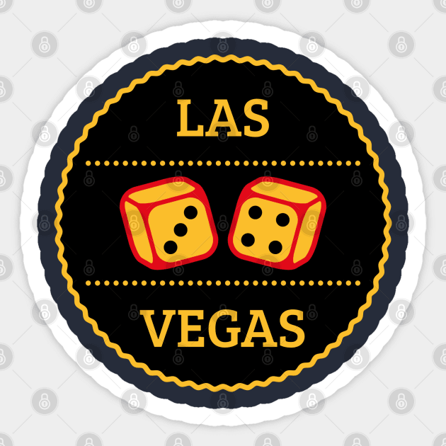 Las Vegas Patch (3C) Sticker by MrFaulbaum